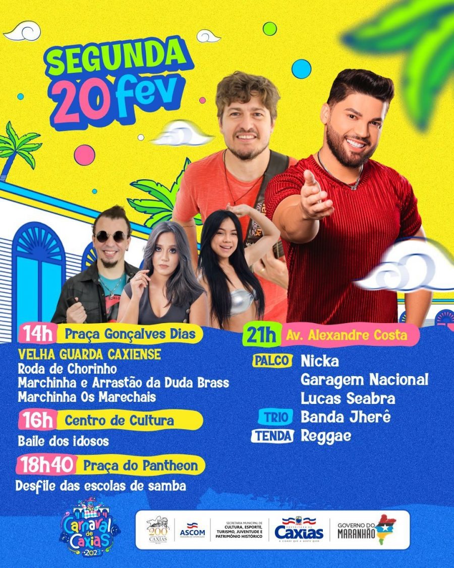 Cultura Confira A Programa O Desta Segunda Feira Do Carnaval De