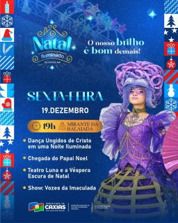 🎅💫 Mais uma noite para se encantar, sorrir e celebrar!

O Natal Iluminado segue iluminando Caxias com cultura e alegria para toda a população. 🌟

Você não pode ficar de fora! 

#NatalIluminado2025 #NossoBrilhoÉBomDemais 
#PrefeituraDeCaxias