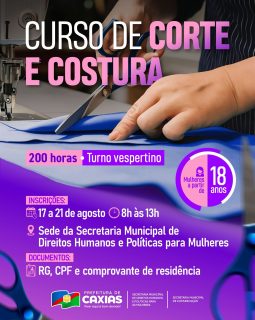 ✂️🪡Do tecido à criatividade!

O curso de Corte e Costura é uma oportunidade para aprender novas técnicas, desenvolver habilidades e transformar criatividade em novas possibilidades. 🧵

Mais conhecimento, mais autonomia e novas oportunidades para quem quer aprender e empreender! 🚀

#CorteECostura #Capacitação #QualificaçãoProfissional #PrefeituraDeCaxias