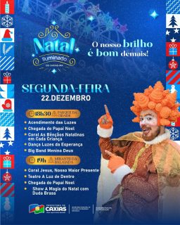 🎅🎄 A magia do Natal continua iluminando Caxias!

A programação do Natal Iluminado segue encantando crianças, famílias e visitantes com momentos de emoção, música e alegria.

💫 Vem celebrar com a gente. Nosso brilho é bom demais!

#NatalIluminado2025 #NossoBrilhoÉBomDemais #PrefeituraDeCaxias