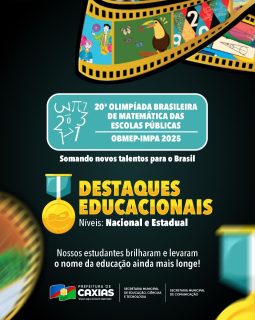 🥇📚 Destaques que enchem a nossa cidade de orgulho!

Em níveis estadual e nacional, nossos estudantes brilharam e levaram o nome da educação ainda mais longe, mostrando talento e muita dedicação.

👉🏻 Confira os talentos que brilharam ainda mais. Parabenizamos todos os estudantes que se destacaram e fazem a educação avançar cada vez mais! 🤝💙

#DestaquesEducacionais #EducaçãoCaxiense #PrefeituraDeCaxias