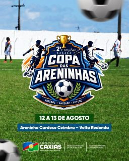 🏆⚽ Mais uma rodada da 2ª Copa das Areninhas!

Nos dias 12 e 13 de agosto, quarta e quinta-feira, a competição movimenta o futebol com muita energia e talento! 🙌

Prepare a torcida e vem acompanhar esse show de futebol! 💙

#CopaDasAreninhas #EsporteCaxias #PrefeituraDeCaxias