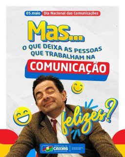 🎤📱 Sabe o que deixa quem trabalha com comunicação feliz? 👀

Transformar ideias em conteúdo, informação em conexão e criatividade em impacto todos os dias! 😄

Nosso time trabalha diariamente para informar, criar, conectar e fazer acontecer. Parabéns a todos os profissionais que fazem da comunicação uma verdadeira ponte entre pessoas e ideias! 👏💙

#DiaNacionalDasComunicações #Comunicação #PrefeituraDeCaxias
