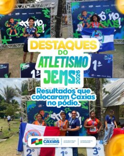 Caxias no pódio do JEMS 2026! 🏅💙

O atletismo caxiense brilhou nos Jogos Escolares Maranhenses. Foram resultados que mostram talento, dedicação e muita determinação, colocando Caxias entre os destaques da competição. 🥇🥈🥉

Parabéns a todos os atletas, professores e equipes que fizeram bonito e levaram o nome da nossa cidade ainda mais longe! 👏💙

#JEMS2026 #Atletismo #EsporteCaxias #PrefeituraDeCaxias