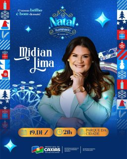 🌟🙌 Natal Iluminado mágico com uma noite imperdível na voz de Midian Lima, trazendo emoção e louvor para encantar toda a cidade!
Venha viver esse momento especial, sentir a energia desse show maravilhoso e celebrar o espírito natalino com a gente! 🎶✨
🗓️ Confira a programação completa e não perca!
#NatalIluminado2025 #NossoBrilhoÉBomDemais #ShowMidianLima #PrefeituraDeCaxias