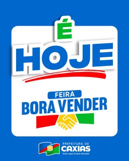 🚀🛍️ A Bora Vender começa hoje! 💜

Prepare-se para uma tarde/noite cheia de oportunidades, empreendedorismo e novidades no Mirante da Balaiada, a partir das 16h! 

Chama a galera, vem prestigiar os empreendedores locais e, claro, bora vender! 😍💙

#FeiraBoraVender #Empreendedorismo #PrefeituraDeCaxias