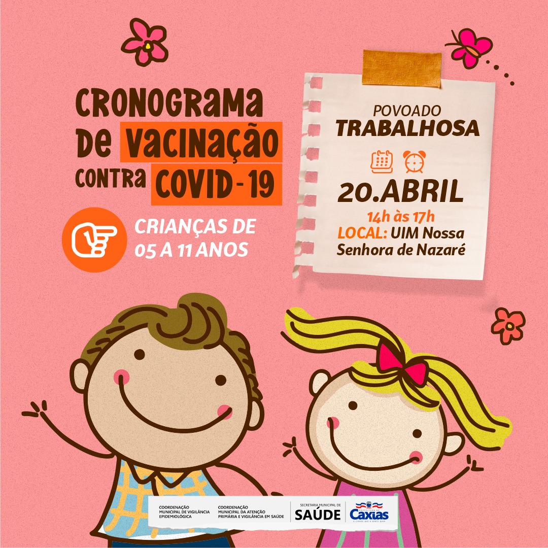 SAÚDE - Vacinação Infantil Contra A Covid-19 Será Na Escola Do Povoado ...