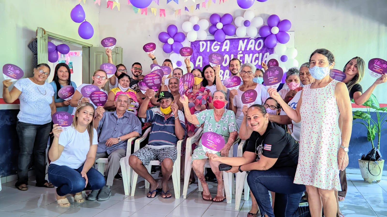 Assist Ncia Social Cci Do Bairro Seriema Realiza A O Alusiva Campanha Junho Violeta