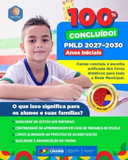 📚💚 A escolha unificada dos livros didáticos do PNLD 2027–2030 – Anos Iniciais foi concluída para toda a rede municipal. ✏️📖

Na prática, isso significa mais igualdade no acesso aos materiais, continuidade da aprendizagem e livros alinhados ao processo de alfabetização. 

É educação organizada, pensando no aprendizado das nossas crianças! 💙

#PNLD #Alfabetização #EducaçãoCaxias #PrefeituraDeCaxias