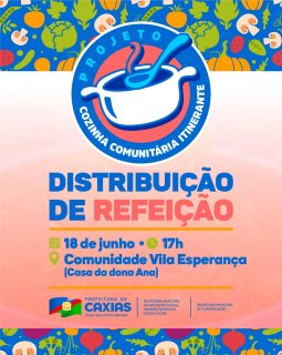 🍲💙 Tem refeição quentinha chegando!

O Projeto Cozinha Comunitária Itinerante segue levando alimento, acolhimento e cuidado para quem mais precisa.

Mais do que uma refeição, é uma ação que promove dignidade, proteção social e bem-estar para as famílias. 🫶🏻

#CozinhaComunitáriaItinerante #ProteçãoSocial #PrefeituraDeCaxias