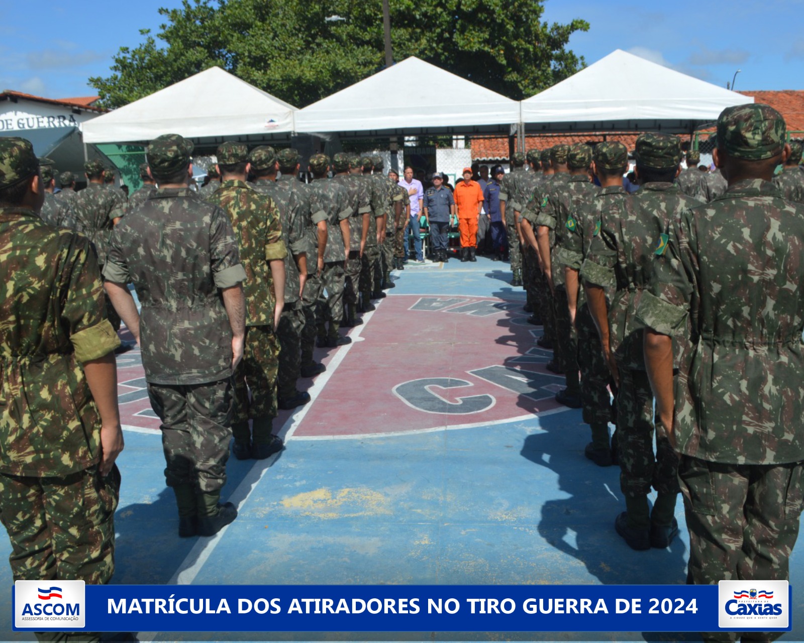 Prefeitura De Caxias Prestigia Matr Cula De Atiradores No Tiro De Guerra E Anuncia Quadra