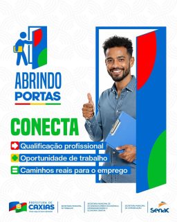 🚪✨ Programa Abrindo Portas!
Uma iniciativa que amplia oportunidades por meio da qualificação profissional e da conexão com o mercado de trabalho, promovendo autonomia, dignidade e desenvolvimento.
Resultado da parceria entre a Prefeitura de Caxias, o SENAC e empresas parceiras, o programa prepara pessoas para novas conquistas e fortalece a geração de emprego e renda. 🤝💼
#ProgramaAbrindoPortas #SENAC #Trabalho #DesenvolvimentoEconômico #PrefeituraDeCaxias
