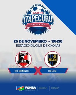 🏆⚽ A energia da Copa Itapecuru está chegando mais uma vez para contagiar a cidade!

Serão três dias de muita vibração, jogos acirrados e torcida empolgada! 🎉🔥

Cada partida é uma oportunidade de celebrar talentos e fortalecer o esporte no nosso município. Venha vibrar, torcer e fazer parte dessa grande festa! 💙💚

#CopaItapecuru2025 #EsporteCaxiense #PrefeituraDeCaxias