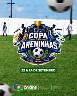 ⚽🔥 A bola vai rolar de 22 a 24 de setembro! 

A 2ª Copa das Areninhas continua movimentando Caxias com mais três dias de muito futebol, emoção e aquela disputa dentro das quatro linhas! 🏆⚽

Chama a galera, vem prestigiar os jogos e torcer pelo futebol caxiense! 🙌🔥

#CopaDasAreninhas #EsporteCaxias #PrefeituraDeCaxias