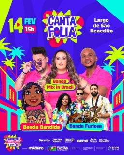 🎉✨ O Canta Folia tá chegando pra mais uma edição cheia de ritmo, alegria e tradição no nosso carnaval!

É hora de preparar a fantasia, reunir os amigos e cair na folia ao som de muita música e alegria. 🎶🔥💛

#CarnavalEmCaxiasÉBomD+ #Carnaval2026 #CantaFolia #PrefeituraDeCaxias