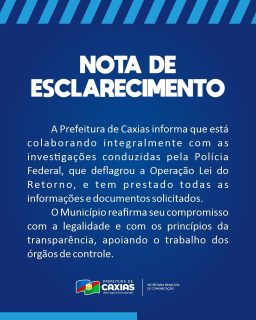 ⚠️ NOTA DE ESCLARECIMENTO