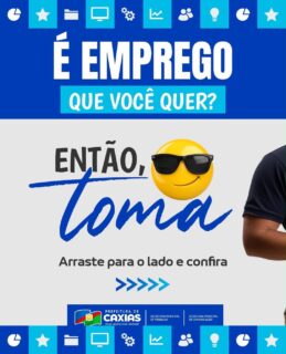 💼✨ E aí, é emprego que você quer? Então toma! 👀
Arraste pro lado e confira as oportunidades! Quem tá na busca por uma nova chance no mercado de trabalho, fica de olho e aproveita. 😉
Cadastre seu currículo na Secretaria Municipal de Trabalho, no Centro de Cultura, de segunda à sexta, das 8h às 13h.
#ÉEmprego #Oportunidade #Trabalho #PrefeituraDeCaxias