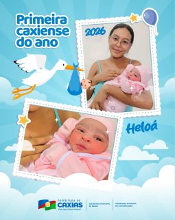 👶😍 Bem-vinda, Heloá!

A primeira caxiense de 2026 chegou ao mundo na Maternidade Carmosina Coutinho, às 00h37, por parto normal, com 50 cm e 3,130 kg de puro amor e fofura! 💗

Que sua vida seja repleta de saúde, carinho e muitas alegrias. 💙

#PrimeiroPartoDoAno #MaternidadeCarmosinaCoutinho #SaúdeCaxias #PrefeituraDeCaxias