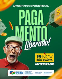 💰✨ Aposentados e pensionistas, o pagamento referente ao mês de novembro já está disponível e antecipado!

Compromisso e responsabilidade com quem dedicou tantos anos ao serviço público. 🤝💚

#TáNaConta #AposentadosEPensionistas #PagamentoAntecipado #PrefeituraDeCaxias