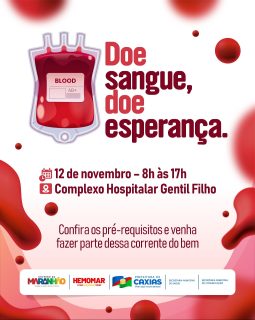 🩸❤️ Doe sangue, doe esperança!
Cada doação pode salvar até quatro vidas, um gesto simples que faz toda a diferença. 🙌✨
➡️ Arraste pro lado e confira os pré-requisitos para ser um doador.
Unir-se a essa corrente do bem é um ato de amor, solidariedade e empatia. Faça parte e ajude a espalhar esperança para quem mais precisa. 💙
#DoeSangueDoeEsperança #DoaçãoDeSangue #PrefeituraDeCaxias