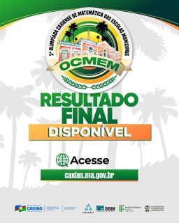📚✨ A espera acabou!

O resultado final da 2ª Olimpíada Caxiense de Matemática das Escolas Municipais já está disponível.

Parabéns aos alunos que se dedicaram e mostraram todo o seu potencial! 👏🔢

Confira o resultado: https://drive.google.com/file/d/1pt0E81T13hK8HHUMYfM9MsUw93LZA14d/view?usp=sharing

#OCMEM #EducaçãoCaxiense #PrefeituraDeCaxias