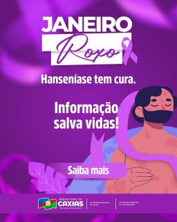 💜 O Janeiro Roxo reforça a importância da informação, do diagnóstico precoce e do combate ao preconceito sobre a hanseníase.

Com tratamento gratuito pelo SUS, quanto antes identificada, maiores são as chances de cura.

👉 Arraste para o lado e saiba mais sobre sinais, tratamento e como buscar ajuda. Cuidar é informar.💜

#JaneiroRoxo #SaúdeCaxias #CombateAHanseníase #PrefeituraDeCaxias