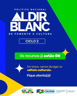 🎭 Vem aí novas oportunidades para apoiar artistas, projetos e iniciativas que fortalecem a nossa identidade cultural.

Em breve, divulgaremos os editais culturais. Fique atento(a) e participe! 📢💙

#CulturaCaxias #AldirBlanc #FomentoÀCultura #PrefeituraDeCaxias