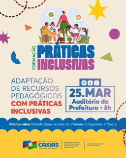 🤝 Promover inclusão é transformar a educação em um espaço para todos!

A formação em práticas inclusivas fortalece o trabalho dos orientadores sociais da primeira e segunda infância, trazendo estratégias e reflexões para um atendimento mais acolhedor e eficiente. 💙

Um momento de troca, aprendizado e construção coletiva. 🤝

#EducaçãoInclusiva #PráticasInclusivas #PrefeituraDeCaxias