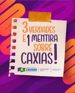 Caxias é cheia de história, cultura e curiosidades que nem todo mundo conhece! 👀

Entre fatos marcantes e personagens importantes, nossa cidade guarda capítulos que ajudaram a construir o Brasil. 🇧🇷

Mas será que você acertou qual era a mentira? 🤔

Conta pra gente nos comentários e aproveita para compartilhar com quem também vai gostar de conhecer mais sobre Caxias! ✨

#VocêSabia #CaxiasMaranhão  #PrefeituraDeCaxias