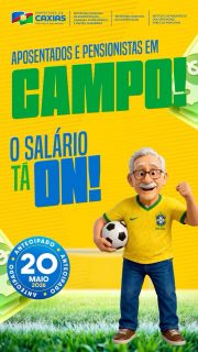 ⚽💸 Aposentados e pensionistas entrando em campo com o salário tá on e de forma antecipada, garantindo mais tranquilidade e segurança na hora certa! 🏆💚

Cuidado, respeito e compromisso com quem tanto contribuiu para o desenvolvimento da nossa cidade. 💛

#SalárioTáOn #AposentadosEPensionistas #GolDePlaca #PrefeituraDeCaxias