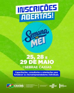 💼🚀 Semana do MEI: conhecimento, oportunidades e incentivo para quem faz o empreendedorismo acontecer!

Uma oportunidade de aprendizado, troca de experiências e fortalecimento dos pequenos negócios. 

Confira a programação completa e garanta sua participação! As inscrições estão sendo realizadas na Sala do Empreendedor. ✅

#SemanaDoMEI #Empreendedorismo #SalaDoEmpreendedor #PrefeituraDeCaxias