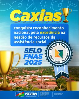 🏆🤩 Caxias segue avançando e sendo destaque em nível nacional!

O reconhecimento reforça o compromisso da nossa gestão com a transparência, responsabilidade e o fortalecimento das políticas públicas na área da assistência social.

Um resultado que reflete trabalho sério e cuidado com quem mais precisa. 🤝💙

#SeloFNAS #assistenciasocial #TrabalhoQueTransforma #PrefeituraDeCaxias