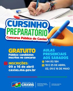 📚 Sua preparação começa com o passo certo!

Cursinho preparatório gratuito, pensado especialmente para quem já está inscrito e quer chegar ainda mais preparado para a prova.

As inscrições já estão abertas. Acesse o site, clique no link disponível na bio, faça sua inscrição e aproveite essa oportunidade!

#CursinhoGratuito #ConcursoPúblico #PrefeituraDeCaxias
