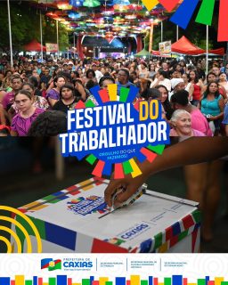💙🎉 Uma noite de celebração, alegria e valorização de quem faz nossa cidade crescer todos os dias! 

O evento reuniu uma grande multidão em um ambiente de cultura, música, integração e com espaços especiais de cuidado, saúde e bem-estar para a população. 🩺💆🏽‍♀️

Foi uma noite de reconhecimento, conquistas e orgulho, celebrando cada trabalhador caxiense e proporcionando momentos especiais para toda a família. 👏💚

#FestivalDoTrabalhador #DiaDoTrabalhador #TrabalhadorCaxiense #PrefeituraDeCaxias