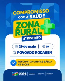 🏥💙 O compromisso com a saúde no nosso município tá on!

Entrega da reforma da Unidade Básica de Saúde do Povoado Rodagem, no 2º Distrito. 

Um importante avanço que fortalece o atendimento à população, garantindo mais conforto, estrutura e dignidade para toda a comunidade. 💚

#CompromissoComASaúde #ZonaRural #SaúdeCaxias #PrefeituraDeCaxias