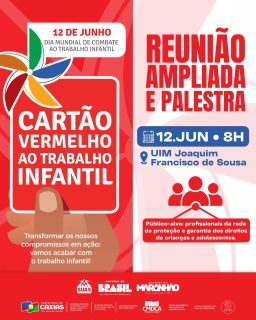 🚫 Cartão vermelho ao trabalho infantil!

Reunião ampliada e palestra voltada aos profissionais da rede de proteção e garantia dos direitos de crianças e adolescentes.

Juntos, fortalecemos o compromisso de proteger a infância e assegurar que nossas crianças tenham acesso à educação, lazer e oportunidades para um futuro melhor. 🤝

#CartãoVermelhoAoTrabalhoInfantil #ProteçãoÀInfância #SUAS #ProteçãoSocial #PrefeituraDeCaxias