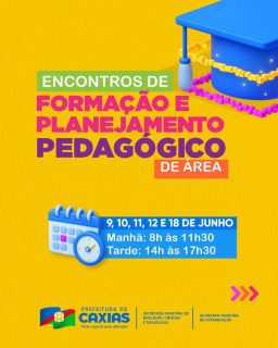📚✨ Os Encontros de Formação e Planejamento Pedagógico de Área fortalecem a educação através da troca de experiências, do diálogo e da construção de estratégias para uma aprendizagem cada vez mais significativa.

Investir na formação dos educadores é investir no futuro dos nossos estudantes. Participe! 🚀📖

#FormaçãoPedagógica #PlanejamentoPedagógico #EducaçãoCaxiense #PrefeituraDeCaxias