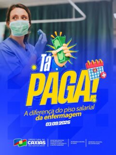 💙🩺 Compromisso com quem cuida!

A diferença do piso salarial da enfermagem já está paga! Mais uma ação que valoriza os profissionais que dedicam todos os dias ao cuidado e à saúde da nossa população. 👩‍⚕️👨‍⚕️

#PisoDaEnfermagem #Enfermagem #SaúdeCaxias #PrefeituraDeCaxias