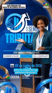 📊✨ Caxias vai sediar o I Seminário Tributário com o tema Reforma Tributária: Sobreviver, Adaptar ou Liderar.

Um importante momento de debate, troca de experiências e atualização sobre as transformações trazidas pela reforma tributária, reunindo profissionais renomados e especialistas para discutir os desafios e oportunidades do novo cenário tributário brasileiro.

Participe e faça parte dessa discussão que está transformando o futuro da gestão tributária. 🤝

#SeminárioTributário #ReformaTributária #GestãoFazendária #PrefeituraDeCaxias