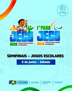 🏆🔥 É dia de SEMIFINAL, galera!

A disputa tá cada vez mais acirrada, e os atletas vão entrar em quadra com tudo em busca de uma vaga na grande final! 👏💙

É hora de torcer, vibrar e apoiar nossos talentos em mais um grande momento do esporte escolar caxiense. Chama os amigos e vem sentir a energia do JECS e PARAJECS 2026! 🙌🔥

#JECS2026 #PARAJECS2026 #EsporteEscolar #RumoÀFinal #PrefeituraDeCaxias