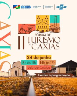 🌍✨ O II Fórum de Turismo de Caxias será um espaço de aprendizado, troca de experiências e fortalecimento do setor turístico.

A programação contará com palestras, orientações, debates e networking, promovendo conhecimento e incentivando o desenvolvimento do turismo em nosso município.

Participe e faça parte dessa construção! 💚

#IIFórumDeTurismoDeCaxias #TurismoCaxias #SEBRAE #PrefeituraDeCaxias