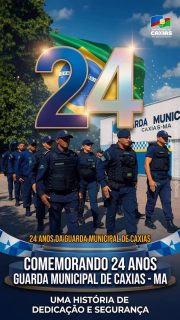🛡️✨ Há 24 anos, a Guarda Municipal de Caxias constrói uma história marcada pelo compromisso, dedicação e serviço à população.

Ao longo de mais de duas décadas, a corporação tem atuado na proteção do patrimônio público, no apoio à segurança e na promoção da ordem, contribuindo para uma cidade mais segura, organizada e acolhedora para todos.

Parabéns à Guarda Municipal de Caxias pelos seus 24 anos de atuação, desempenhando com coragem, responsabilidade e profissionalismo uma missão essencial para o bem-estar da nossa população. 👏🚔

#24AnosGuardaMunicipal #GuardaMunicipal #SegurançaPública #PrefeituraDeCaxias