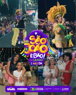 E foi uma noite cheia de alegria, viu? 🤩

Teve muita cultura, sabores, apresentações que encantaram o público e shows para animar a galera. Famílias e amigos se reuniram para viver toda a magia do melhor São João do interior do Maranhão.

E se preparem, porque hoje tem mais! 🌽🪗🔥

#sãojoãodecaxiasébãodemais