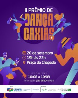 💃🕺🏻 Caxias vai dançar e você não pode ficar de fora!

Vem aí o II Prêmio de Dança Caxias, celebrando o talento, a criatividade e a paixão pela dança em uma noite especial. Corre e garanta sua participação! 🕺💜

📲 Informações: (99) 98204-5735. 

#PrêmioDeDançaCaxias #DançaCaxias #Cultura #PrefeituraDeCaxias