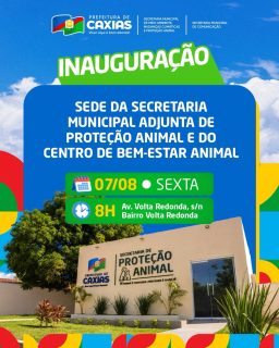✨🐶🐱 Um novo capítulo no cuidado e na proteção dos nossos animais!Agora, Caxias conta com a nova sede da Secretaria Municipal Adjunta de Proteção Animal e com o Centro de Bem-Estar Animal, um espaço pensado para fortalecer as ações de cuidado, acolhimento e saúde dos nossos amigos de quatro patas. 🐾💙#ProteçãoAnimal #BemEstarAnimal #PrefeituraDeCaxias