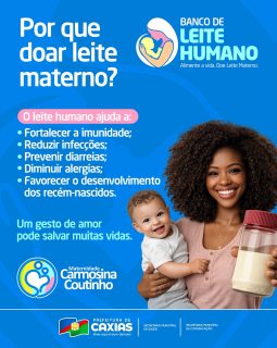 🍼💛 Um pequeno gesto pode fazer uma grande diferença.

Doar leite materno é um ato de amor que ajuda a salvar vidas e oferece aos recém-nascidos uma chance ainda maior de crescer com saúde. 

Se você está amamentando e produz leite em excesso, torne-se uma doadora. O Banco de Leite Humano da Maternidade Carmosina Coutinho está pronto para orientar e apoiar você durante todo o processo de doação.👩‍🍼🍼

#AgostoDourado #DoeLeiteMaterno #MaternidadeCarmosinaCoutinho #PrefeituraDeCaxias