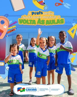 📚🎒 A Prefs pediu uma ajudinha aos pequenos para mostrar a volta às aulas… e olha no que deu! 😂💙

Porque quando a missão é contar essa história, nada melhor do que deixar quem entende falar! 🤩

Arrasta pro lado e confere esse resultado cheio de fofura e espontaneidade! ✏️🎒

#VoltaÀsAulas #EducaçãoCaxias #PrefeituraDeCaxias
