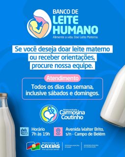 🍼💛 Se você está amamentando e produz leite em excesso, saiba que a sua doação pode fazer toda a diferença na vida de recém-nascidos que precisam desse cuidado para crescer com mais saúde e força. 

Além da doação, o Banco de Leite Humano da Maternidade Carmosina Coutinho também oferece orientações e apoio às mães durante o período de amamentação.

Doe amor, compartilhe vida e ajude a transformar histórias. 💛🤱

#AgostoDourado #DoeLeiteMaterno #MaternidadeCarmosinaCoutinho #PrefeituraDeCaxias
