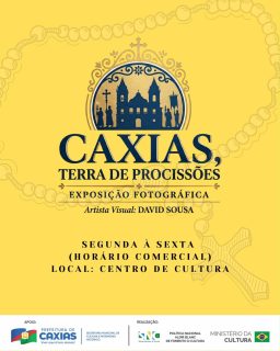 ✨📸 Caxias, terra de tradição e muitas histórias para contar!A exposição fotográfica “Caxias, Terra de Procissões”, do artista visual David Sousa, convida você a conhecer, através das lentes, a beleza e a força das procissões que fazem parte da nossa cultura e da nossa memória.Prestigie essa experiência que celebra a nossa história! ✨#CaxiasTerraDeProcissões #Cultura #PrefeituraDeCaxias