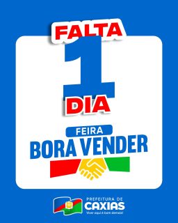 😍🛍️ A Feira Bora Vender tá chegando!

Amanhã, a partir das 16h, o Mirante da Balaiada vai ficar ainda mais movimentado com negócios, empreendedorismo, cultura e muita coisa boa! 💙

Bora vender? Bora prestigiar? Bora! 🚀

#FeiraBoraVender #Empreendedorismo #PrefeituraDeCaxias